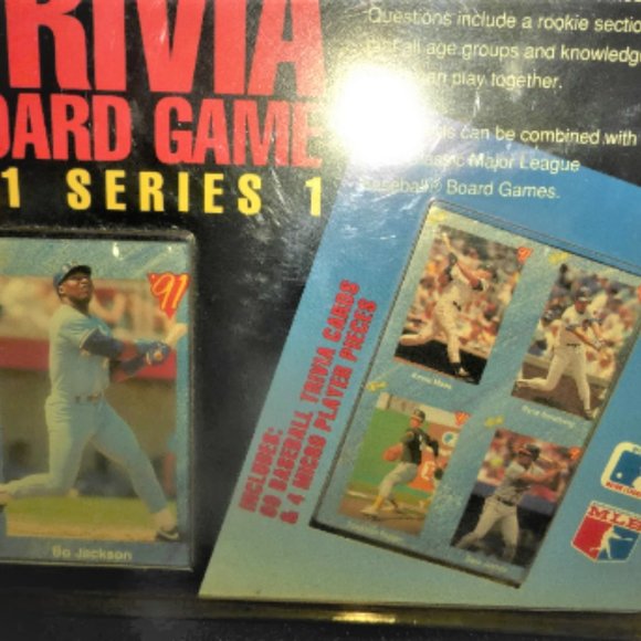 1991 Classic Major League BASEBALL Trivia Board GAME Series 1 - Picture 2 of 4